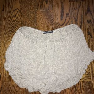 Brandy Melville ruffle shorts